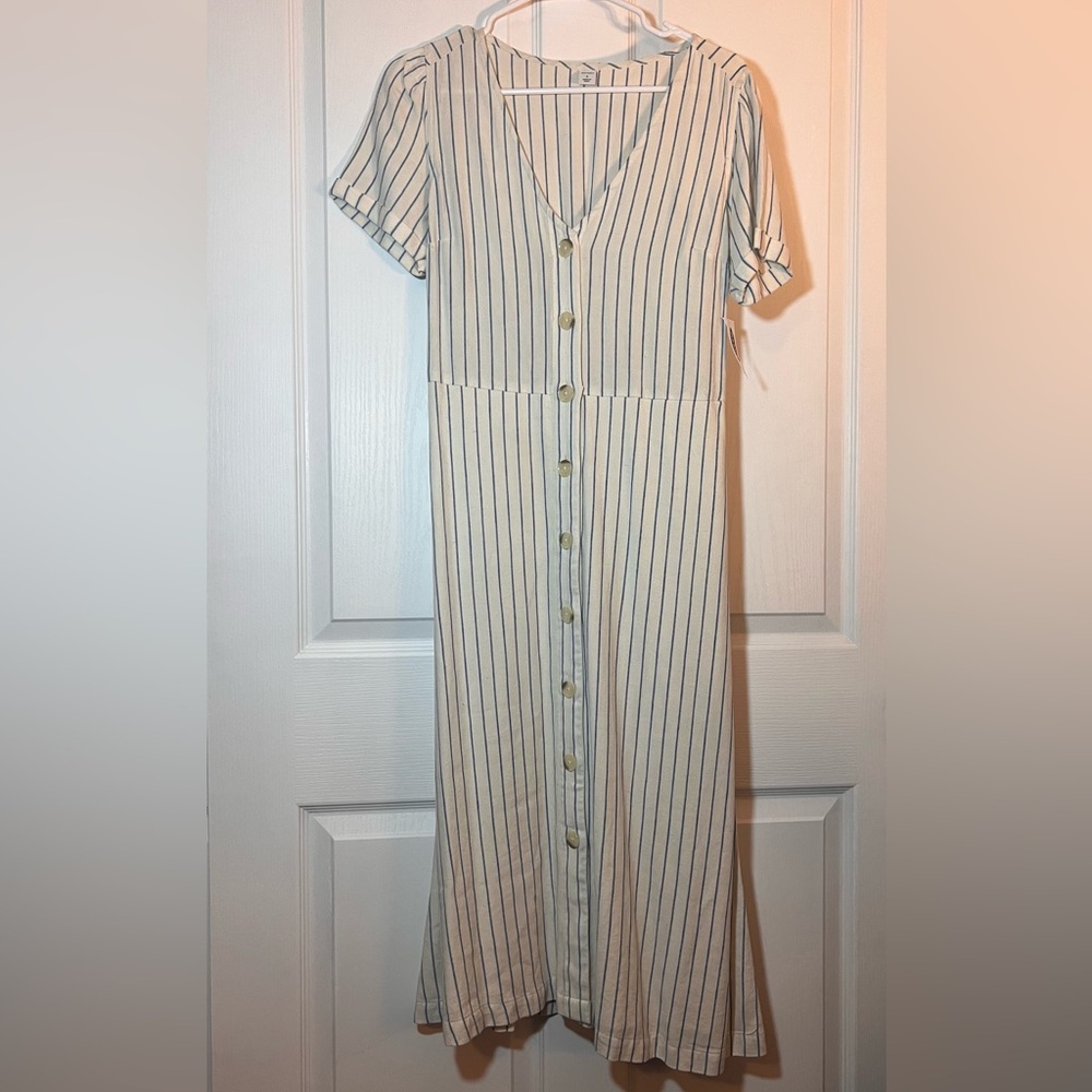 Linen Blend Dress